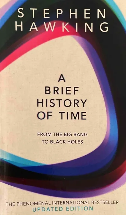 Book cover for A Brief History of Time by Stephen Hawking