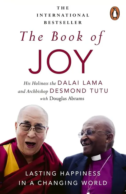 Book cover for The Book of Joy by Dalai Lama and Desmond Tutu