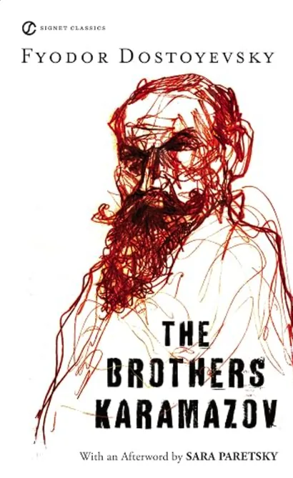 Book cover for The Brothers Karamazov by Fyodor Dostoevsky