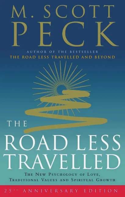 Book cover for The Road Less Traveled by M Scott Peck